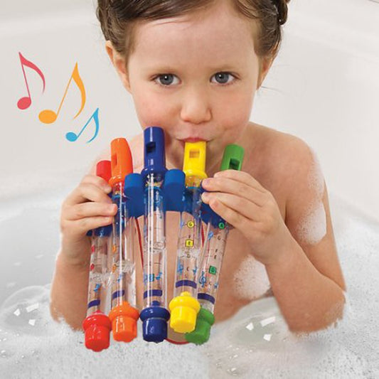 5pcs Lot Kids Bathtime Fun Water Flutes Set Bath For Bathing Shower Toys Musical Boys Girls