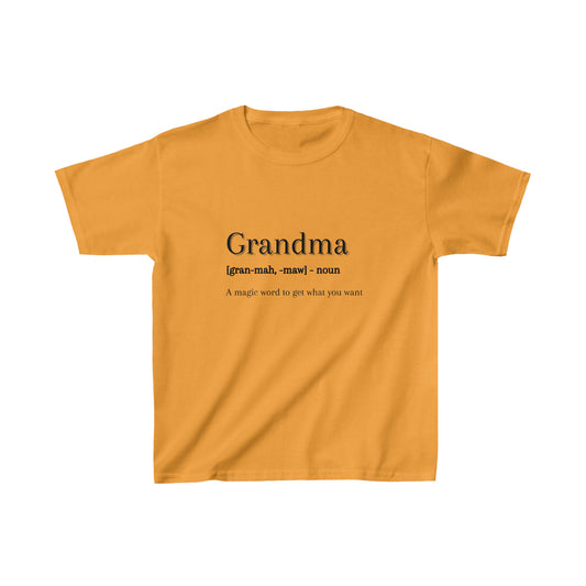 “Grandma” Kids Heavy Cotton Tee