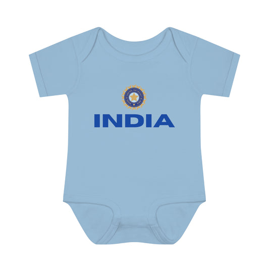 “Go India T20” Infant Baby Rib Bodysuit