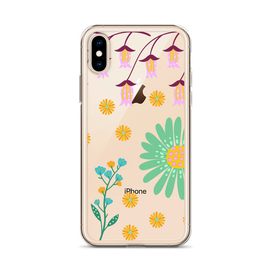 “Flowers” Clear Case for iPhone®