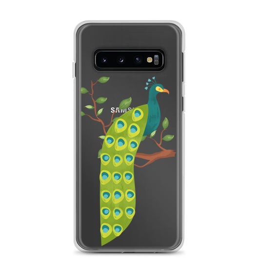 “Peacock” Clear Case for Samsung®