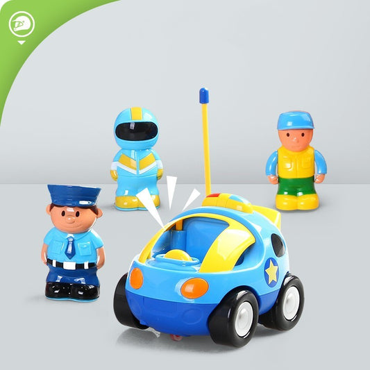 Remote Control Car Racing Police Car Cartoon Remote Control Car Jiaming Toy