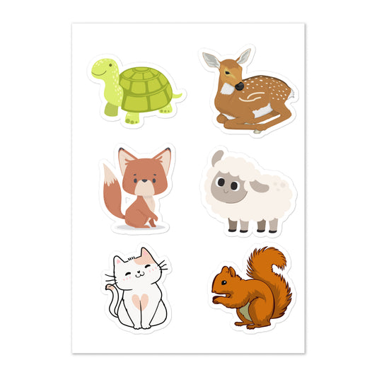 “Animals” Sticker sheet
