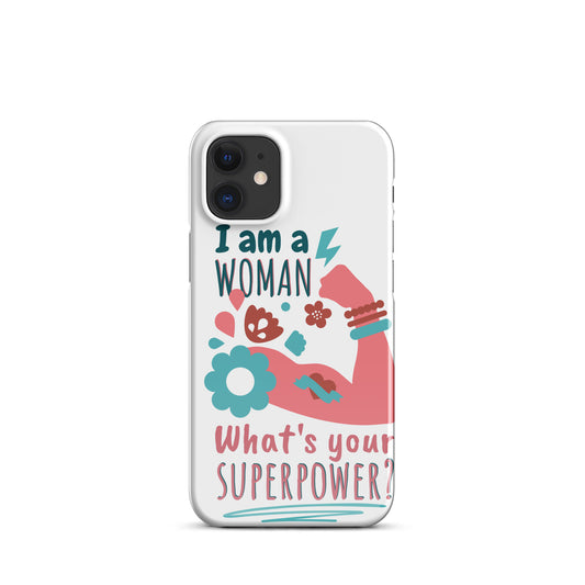 Snap case for iPhone® - Superpower!