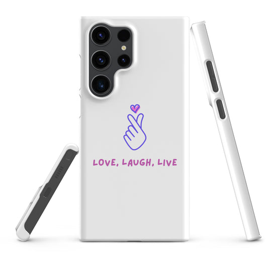 “Love, laugh, live” Snap case for Samsung®