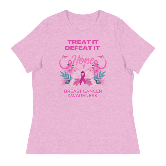 "Breast Cancer Awareness" Women's Relaxed T-Shirt